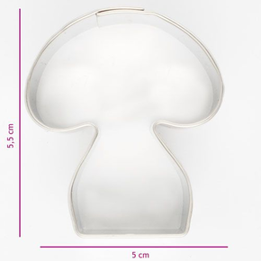 Vykrajovač v tvare hríbika, 5,5x5 cm | COOKIE CUTTER, K003305