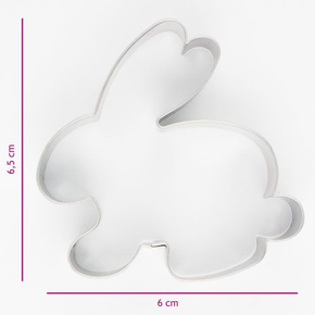 Vykrajovačka v tvare králička, 6,5x6 cm | COOKIE CUTTER, K052390