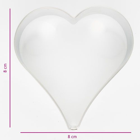 Vykrajovač v tvare srdca, 8x8 cm | COOKIE CUTTER, K030208