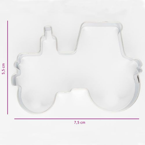 Vykrajovač v tvare traktora, 7,5x5,5 cm | COOKIE CUTTER, K052172