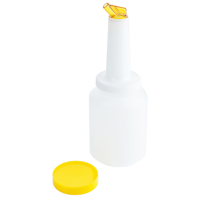 Barmanský dávkovač z polypropylénu, 2 l, bielo-žltý | CONTACTO, 5843/204