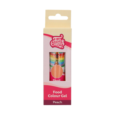 Gólové potravinárske farbivo v tube, 30 g, broskvové | FUNCAKES, F44165
