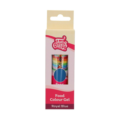 Gólové potravinárske farbivo v tube, 30 g, modré | FUNCAKES, F44135