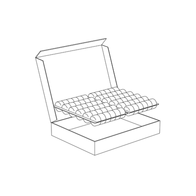 Papírová krabička na makrónky - SMC72 | PAVONI, Storage &amp;Display