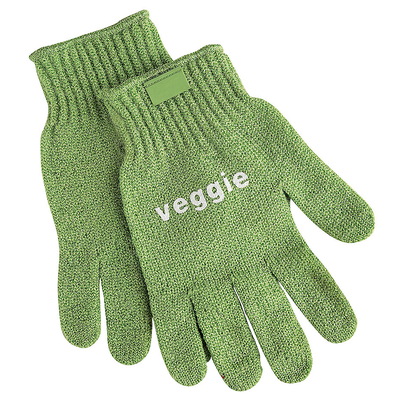 Rukavice na čistenie zeleniny, zelené | CONTACTO, 6537/006