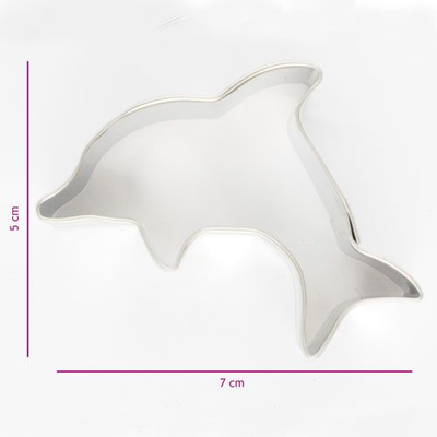 Vykrajovač v tvare delfína, 7x5 cm | COOKIE CUTTER, K022028