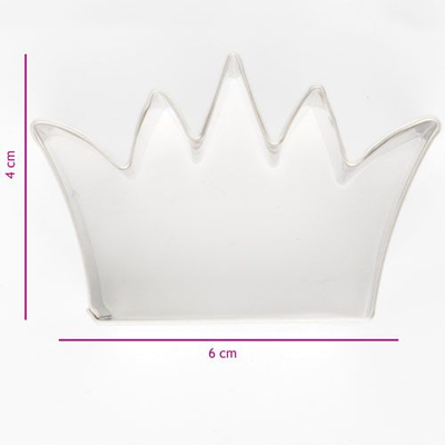 Vykrajovač v tvare koruny, 6x4 cm | COOKIE CUTTER, K022056