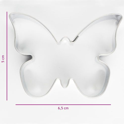 Vykrajovač v tvare motýľa, 6,5x5 cm | COOKIE CUTTER, K055065