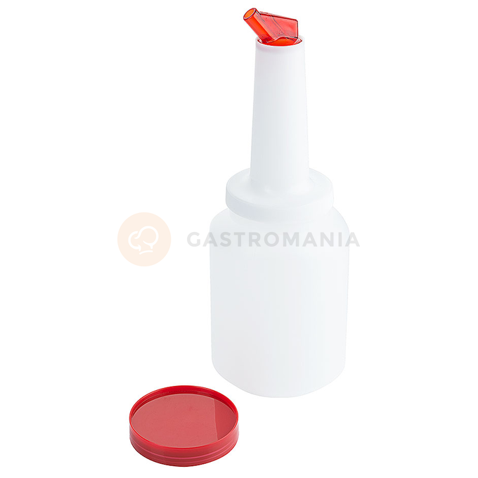 Barmanský dávkovač z polypropylénu, 2 l, bielo-červený | CONTACTO, 5843/205