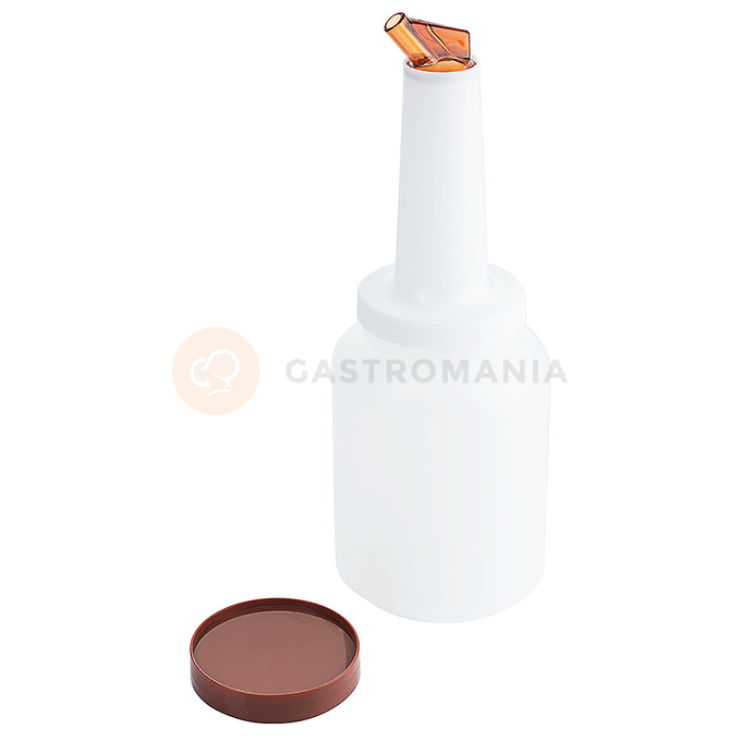 Barmanský dávkovač z polypropylénu, 2 l, bielo-hnedý | CONTACTO, 5843/201