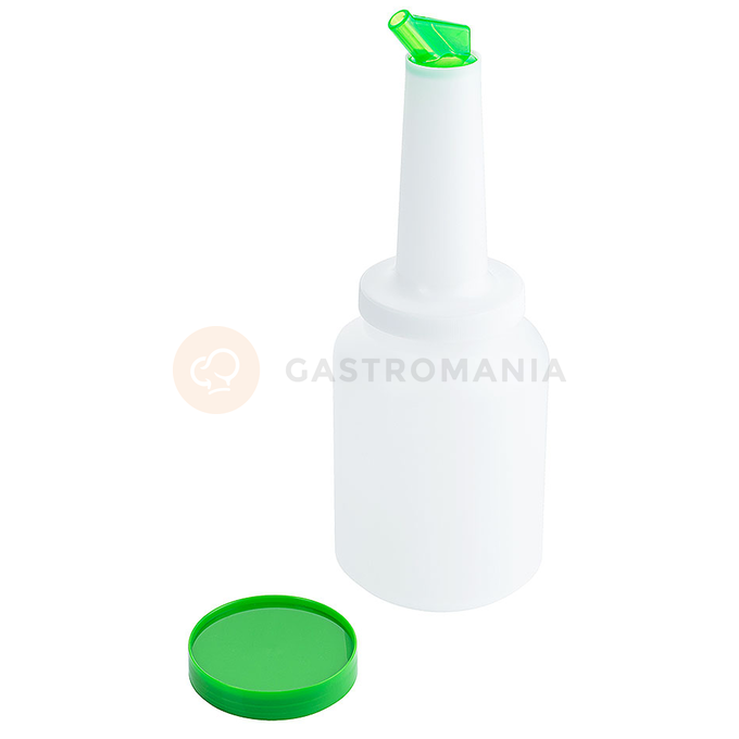 Barmanský dávkovač z polypropylénu, 2 l, bielo- zelený | CONTACTO, 5843/209