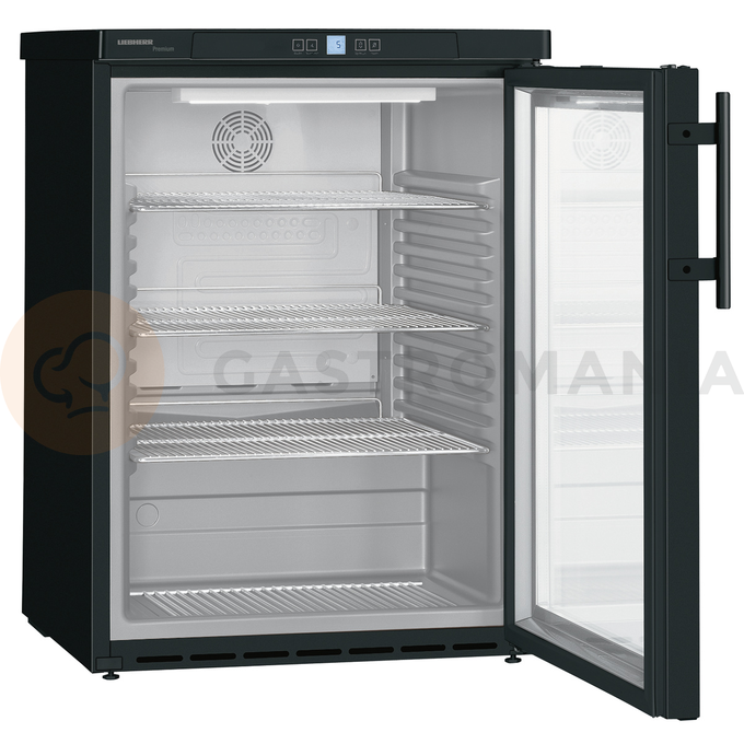 Chladiaca skriňa vstavaná s dynamickým chladením, so sklenenými dverami, 148 l, 600x615x830 mm | LIEBHERR, FKUv 1613 744 Premium
