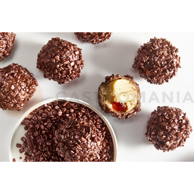 Čokoládové sypanie metalické, medené, ChocRocks&amp;#x2122;, 0,6 kg | MONA LISA, CHK-VS-22124E0-999
