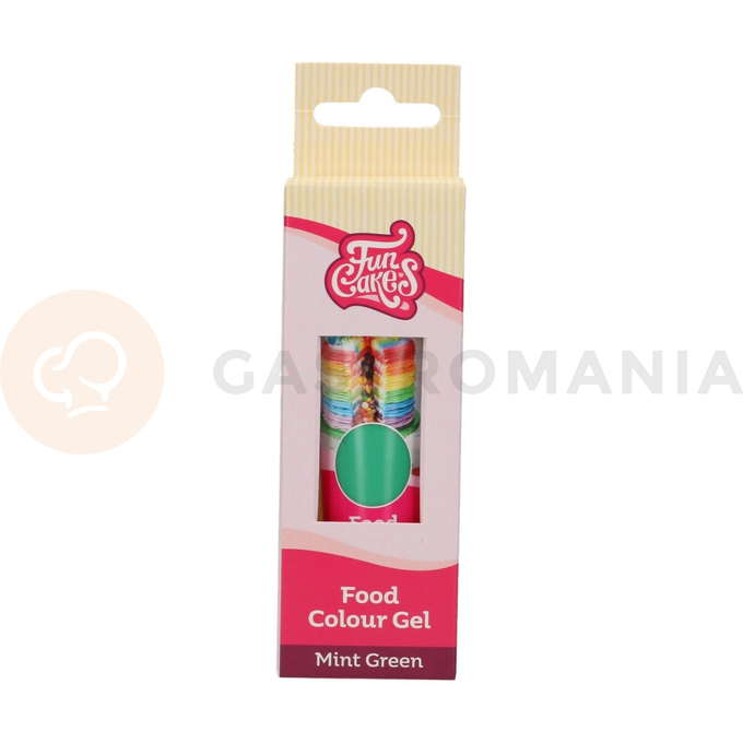 Gólové potravinárske farbivo v tube, 30 g, mätovo zelené | FUNCAKES, F44180