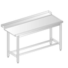 Vykladací stôl pre umývačky riadu z nerezovej ocele 1100x760x850 mm | DORA METAL, DM-3248