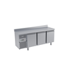 Mrazicí stůl s agregátom a plnými dverami 1825x700x850 mm | DORA METAL, DM-95003