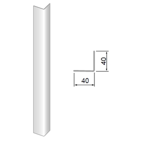 Vonkajší roh z nerezovej ocele 1500 mm | DORA METAL, DM-3509.5