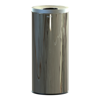 Odpadkový koš s vnútornou nádobou 45 l, 69x30 cm, nerezová oceľ/leštená | ALDA, Hotel Comfort