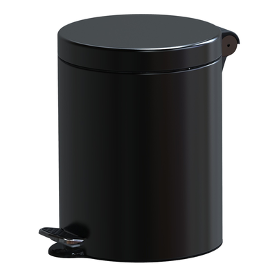 Pedálový odpadkový koš 5 l, 28x21 cm, čierny | ALDA, Freedom Fresh