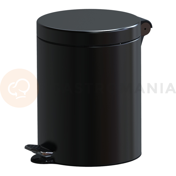 Pedálový odpadkový koš 5 l, 28x21 cm, čierny | ALDA, Freedom Fresh