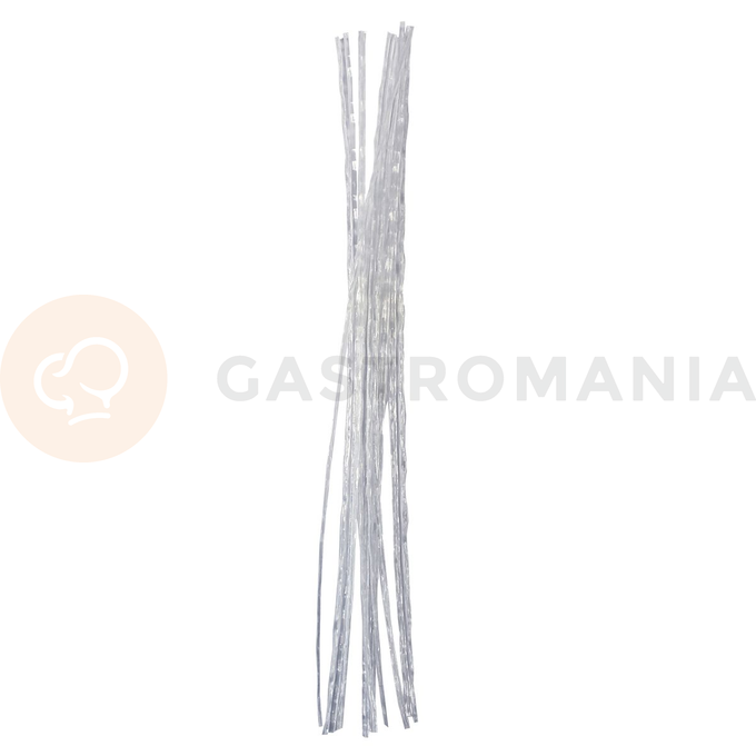 Plastové drátky pro tvorbu ozdob a stonků květin, 25 kusov délka 18 cm, bílé | PME, 1103PW