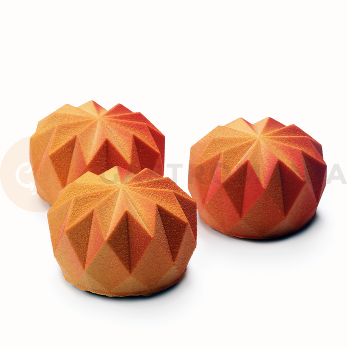 Silikónová forma na dezerty a monoporce, origami, 4x 150 ml, 100x380x60 mm | DINARA KASKO, Origami Mini