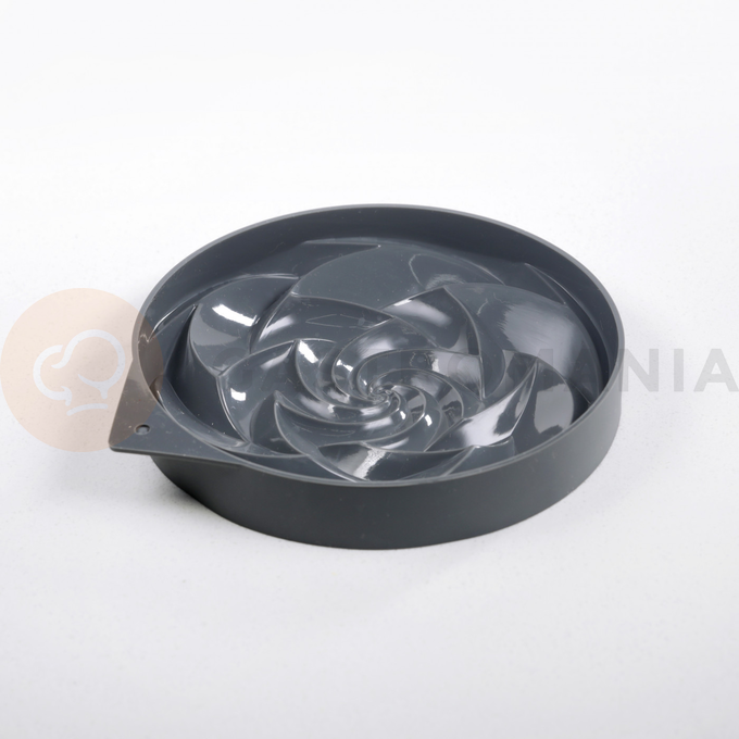Silikónová forma na tvorenie okrúhlych ozdôb na dekorovanie dezertov a tort, diamant, 250 ml, 140 mm | DINARA KASKO, TART Diamond