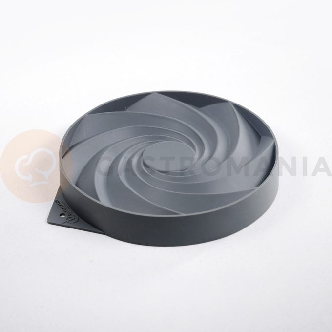 Silikónová forma na tvorenie okrúhlych ozdôb na dekorovanie dezertov a tort, špirála, 250 ml, 140 mm | DINARA KASKO, TART Spiral