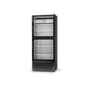 Chladiaca skriňa jednostranne presklená s krídlovými dverami, jednokomorová, dvojdverová, spodný agregát, ventilátor, 3. tr., nerezový interiér, 625x720x2000 mm | RAPA, SCh - S 625 / 2D ecoline