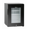 Chladnička, minibar, presklená, 34 l, čierna, 405x465x560 mm | BARTSCHER, 700119