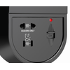 Hotelový fén čierny so zásuvkou pre holiaci strojček, 1,6 kW, 230 V, 265x205x105 mm | BARTSCHER, 1600SR