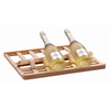 Podávač na víno, zložený, drevený, na 6 fliaš, 506x438x30 mm | BARTSCHER, 2Z 126FL