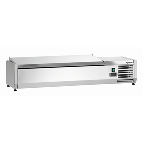 Chladiaci nadstavec z nerezovej ocele, oceľový kryt, 3x GN1/3 + 1x GN1/2, 1300x395x290 mm | BARTSCHER, ED3-1201