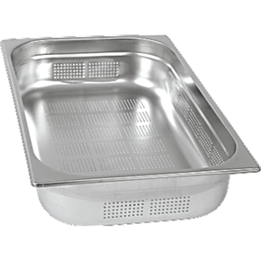 Gastro nádoba perforovaná, GN 1/1, 100 mm, nerezová oceľ | STALGAST, Comfort
