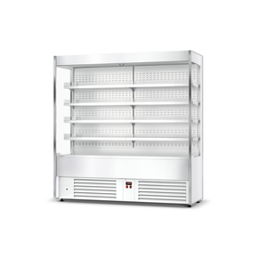 Otvorený chladiaci regál s lakovanou prednou stranou 1330x700x2020 mm | RAPA, RCh-O