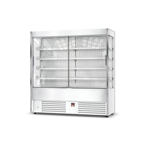 Zavretý chladiaci regál s lakovaným opláštením 1250x700x2020 mm | RAPA, RCh-SR