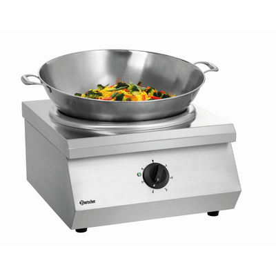 Nastaviteľný indukčný wok, 370 mm, 8 kW, 510x600x330 mm | BARTSCHER, IW 80