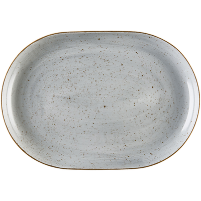 Servírovací tanier, šedá farba, 330 mm | LUBIANA, Boss