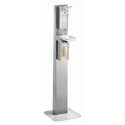 Stĺpik, stojan na podávač dezinfekcie, 400x400x1462 mm | BARTSCHER, DH1 1460
