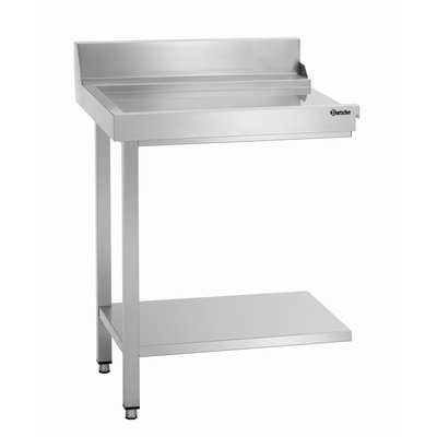Vykladací stôl ľavý pre umývačky riadu z nerezovej ocele 700x720x850 mm | BARTSCHER, DS-700LI