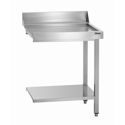 Vykladací stôl pravý pre umývačky riadu z nerezovej ocele 700x720x850 mm | BARTSCHER, DS-700R