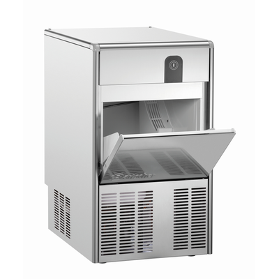 Výrobník kockové ľadu 25 kg/24 h, chladenie vzduchom, lopatkový systém, 400x545x690 mm | BARTSCHER, Q 26