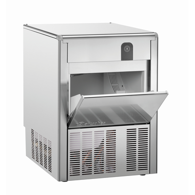 Výrobník kockové ľadu 45 kg/24 h, chladenie vzduchom, lopatkový systém, 500x600x705 mm | BARTSCHER, Q 46