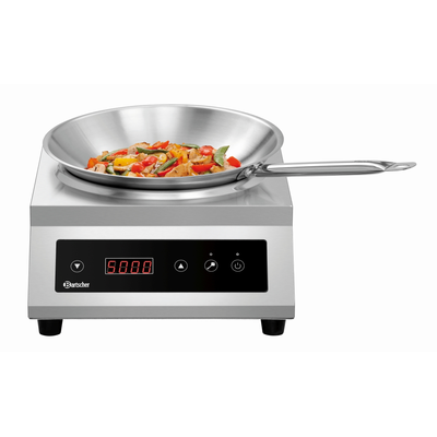 Indukčný wok 5 kW, 400x525x195 mm | BARTSCHER, IW 50