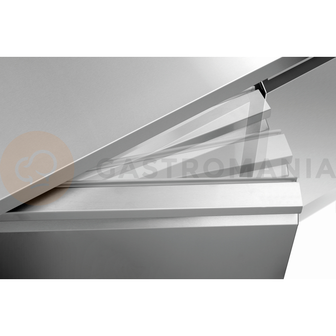 Chladiaci stôl s ventiláciou 5x GN 1/6, 260 l, 900x700x1010 mm | BARTSCHER, 900T2