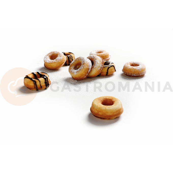Elektrický vaflovač, hliník, vafle donut 50x20 mm, 300x360x250 mm | BARTSCHER, MDI Donut 900