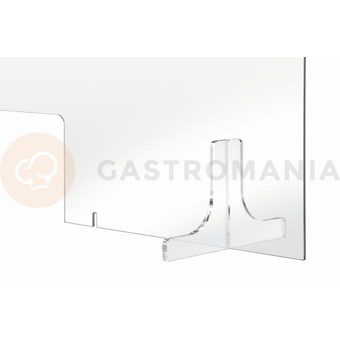Hygienický kryt s podperami z plexiskla, 1500x300x900 mm | BARTSCHER, 1500PGLD