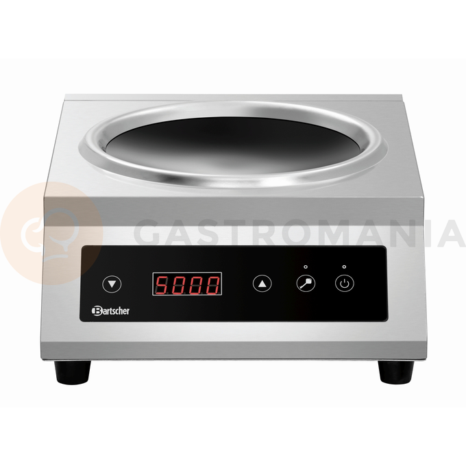 Indukčný wok 5 kW, 400x525x195 mm | BARTSCHER, IW 50