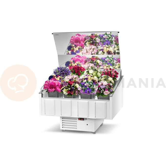 Lada chladiaci na kvety 820x950x1910 mm | RAPA, L-BK