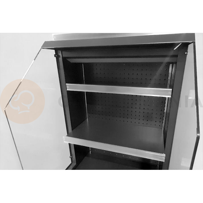 Otvorený chladiaci regál 725x660x1455 mm | RAPA, POS-A